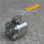 3 PCS Forged Threaded Ball Valve